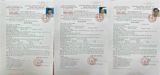 Truy nã đặc biệt 5 đối tượng trong vụ khủng bố ở Đắk Lắk 
