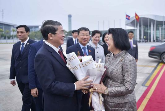 Chủ tịch Quốc hội Campuchia kết thúc tốt đẹp chuyến thăm chính thức Việt Nam 