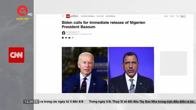 Mỹ kêu gọi trả tự do cho tổng thống Niger