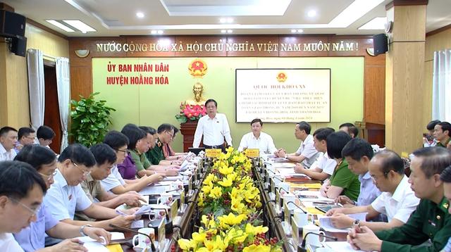Đoàn giám sát An toàn trật tự giao thông làm việc với huyện Hoằng Hóa, tỉnh Thanh Hóa