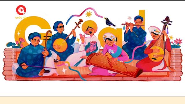Google Doodle tôn vinh nghệ thuật đờn ca tài tử
