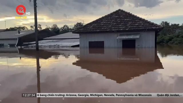 Số người thiệt mạng do lũ lụt tại Brazil tiếp tục tăng