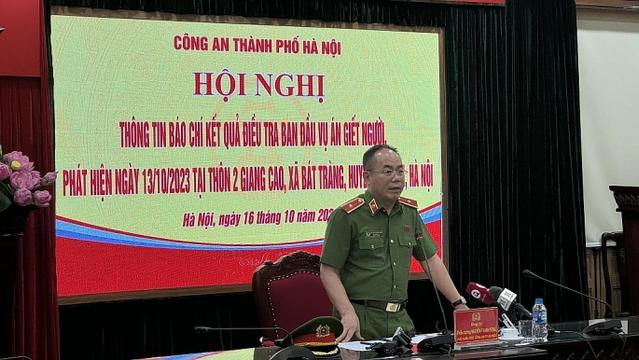 Hashtag 24h ngày 16/10: Công an thành phố Hà Nội họp báo vụ phân xác phi tang