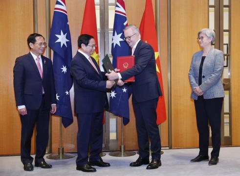 Công bố thiết lập quan hệ đối tác chiến lược toàn diện Việt Nam - Australia