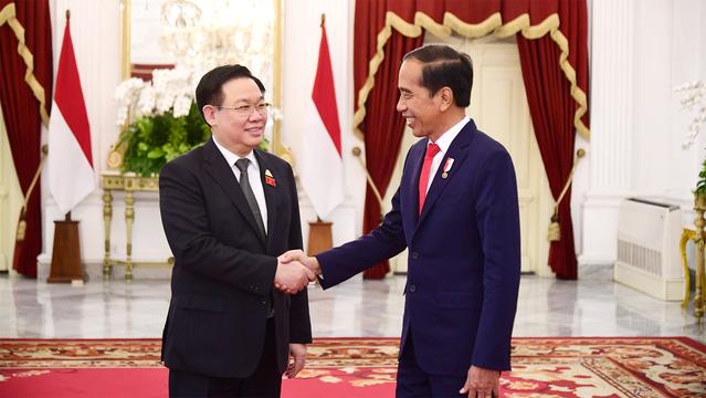 Chủ tịch Quốc hội hội kiến Tổng thống Indonesia