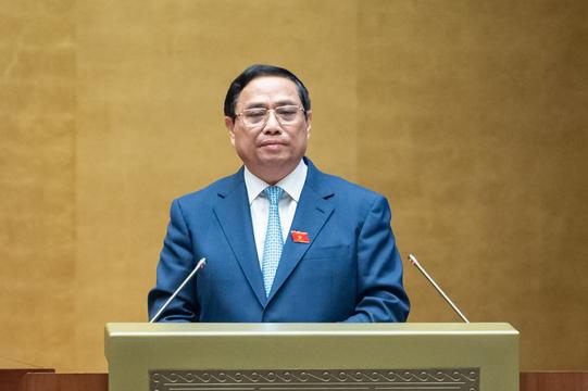 Thủ tướng Chính phủ Phạm Minh Chính báo cáo giải trình, làm rõ các vấn đề liên quan đến nội dung chất vấn