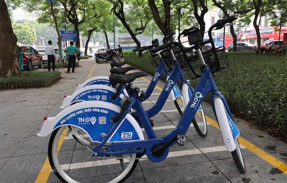  Sắp khai trương dịch vụ xe đạp công cộng tại thành phố Hà Nội
