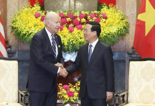 Chủ tịch Nước Võ Văn Thưởng tiếp Tổng thống Hoa Kỳ Joe Biden 