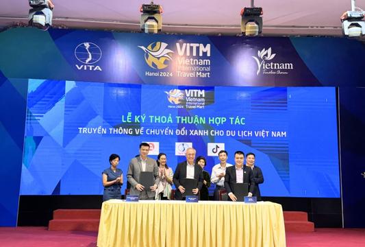 Truyền hình Quốc hội Việt Nam hợp tác truyền thông chuyển đổi xanh cho du lịch Việt 