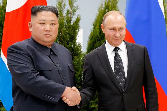 Chủ tịch Triều Tiên Kim Jong Un trao đổi thư với ông Putin