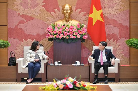 Phó Chủ tịch Quốc hội Nguyễn Đức Hải tiếp Phó Chủ tịch World Bank khu vực Đông Á - TBD