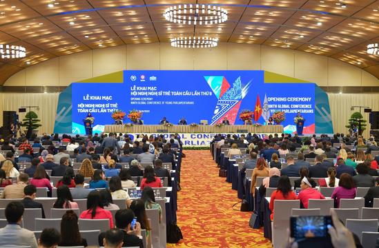 Hôm nay, Hội nghị Nghị sĩ trẻ toàn cầu lần thứ 9 khai mạc tại Hà Nội
