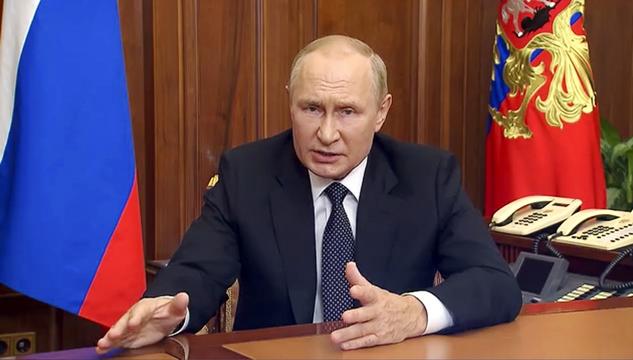 Ông Putin tuyên bố cuộc phản công của Ukraine không thành công
