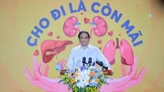 Thủ tướng Chính phủ đăng ký hiến tạng trong lễ phát động "Hiến tạng cứu người"