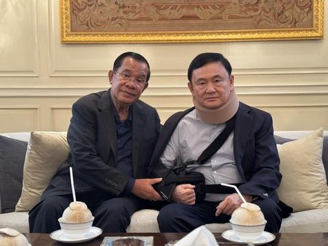 Ông Hun Sen tới Thái Lan thăm cựu Thủ tướng Thaksin