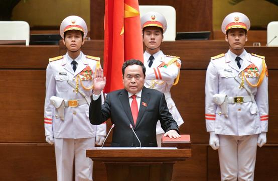 Chủ tịch Quốc hội Trần Thanh Mẫn tuyên thệ