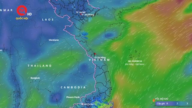 Vùng áp thấp trên biển Đông có thể mạnh lên thành áp thấp nhiệt đới
