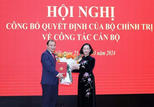 Phó Trưởng Ban Tuyên giáo Trung ương Lê Hải Bình làm Tổng Biên tập Tạp chí Cộng sản