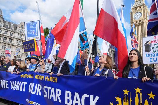 Hàng nghìn người Anh biểu tình phản đối Brexit, đòi tái gia nhập EU
