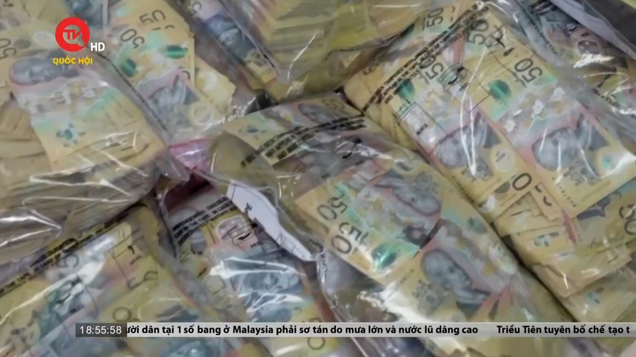 Cụm tin quốc tế: Cảnh sát Australia bắt giữ vụ vận chuyển 2,4 tấn cocaine