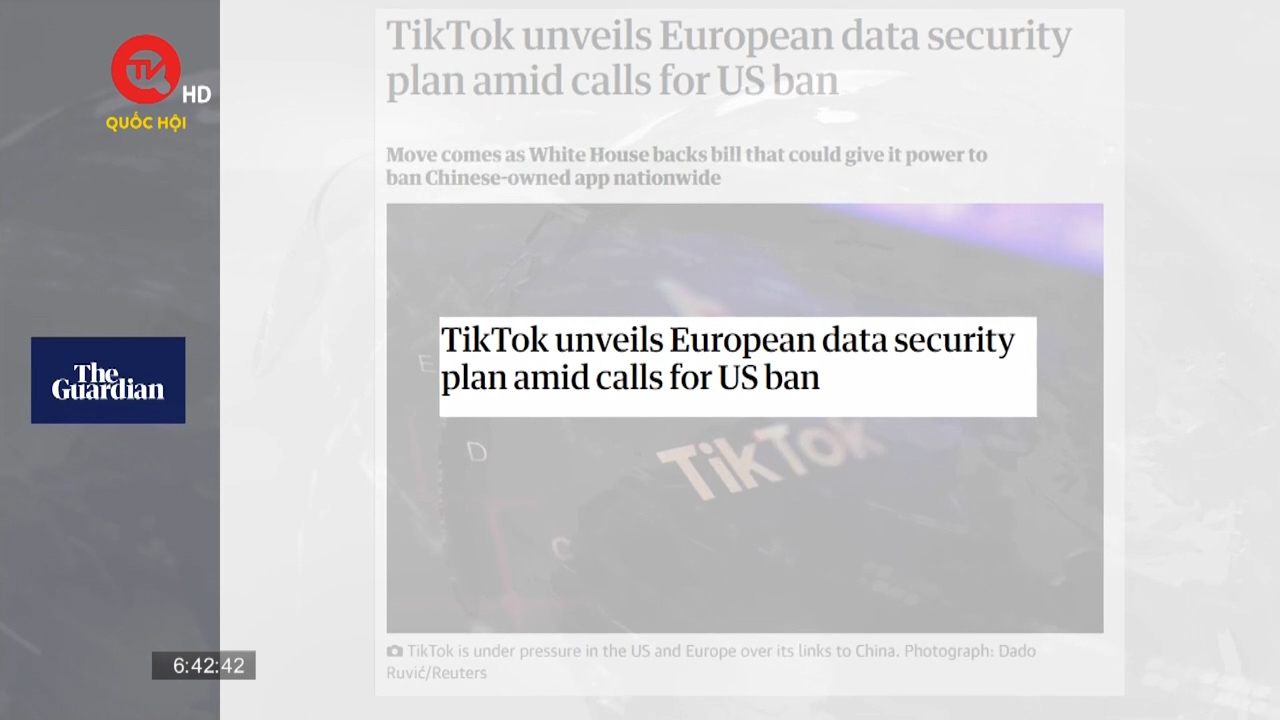 Tiktok công bố quy chế an ninh dữ liệu người dùng