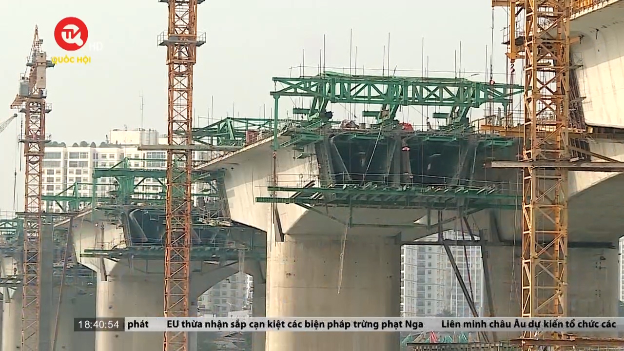 Dự án cầu Vĩnh Tuy 2 dự kiến hoàn thành trước 9/2023