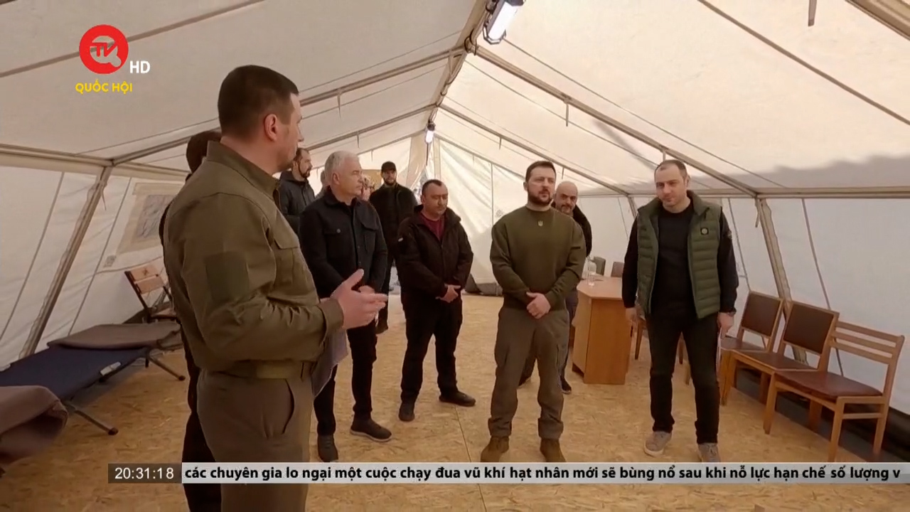Tổng thống Ukraine Zelensky thăm Kherson