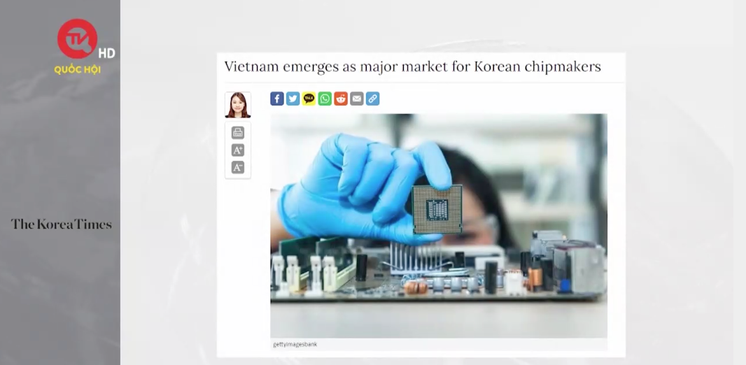 Việt Nam điểm báo: Ngành công nghiệp bán dẫn Việt Nam trên báo nước ngoài