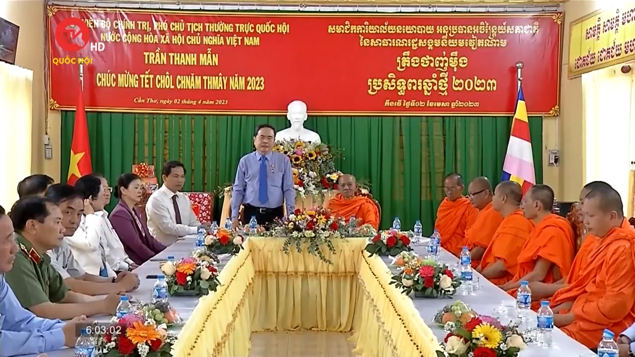 Phó Chủ tịch Thường trực Quốc hội thăm chúc tết Chol Chnam Thmay đồng bào dân tộc Khmer