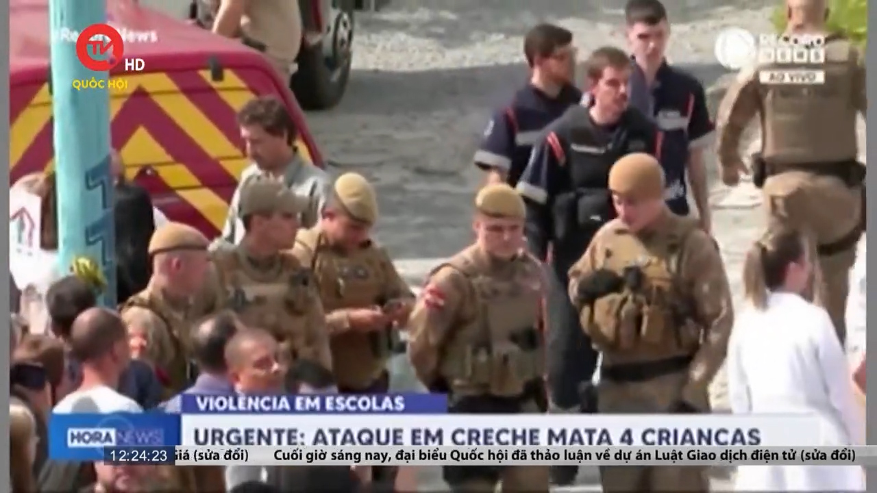 Brazil: Tấn công trường mầm non, 4 trẻ em thiệt mạng