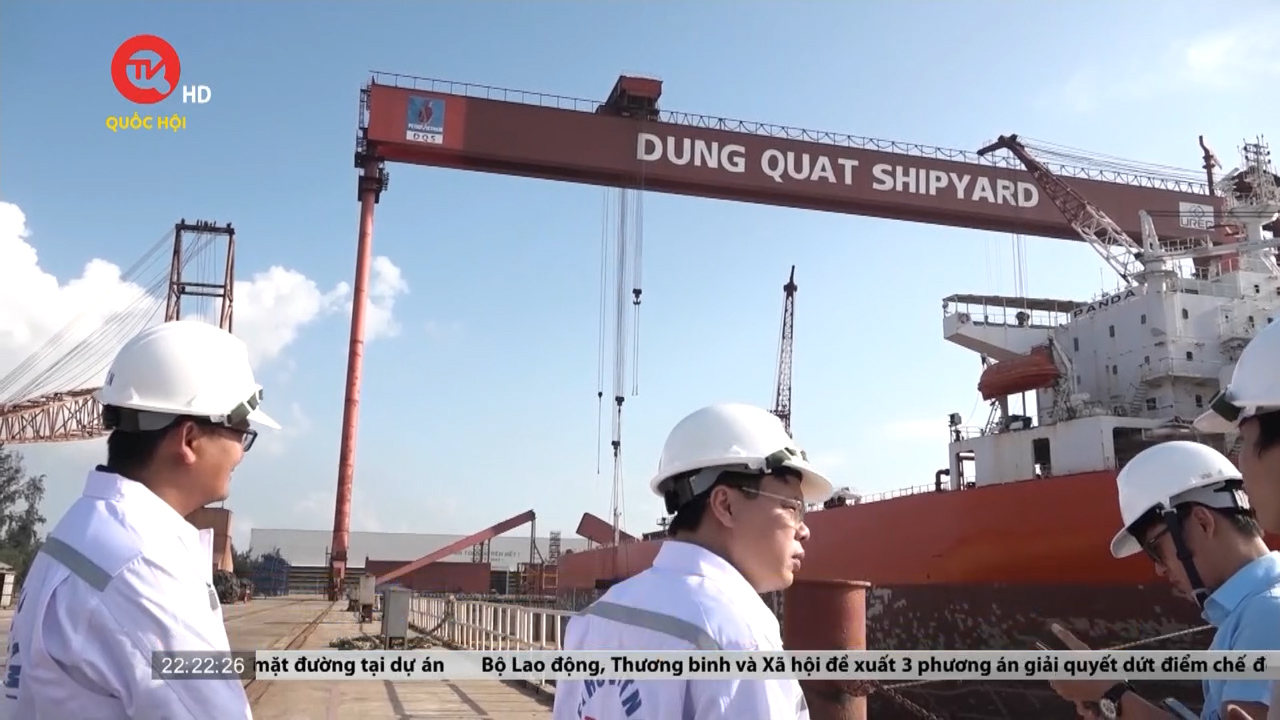 Sớm trình thủ tướng phương án xử lý Công ty Công nghiệp tàu thuỷ Dung Quất