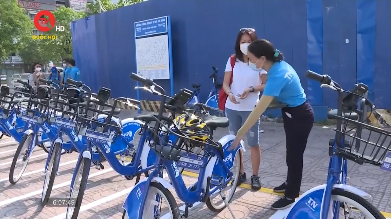 Nhu cầu sử dụng xe đạp công cộng ở TP.HCM tăng cao