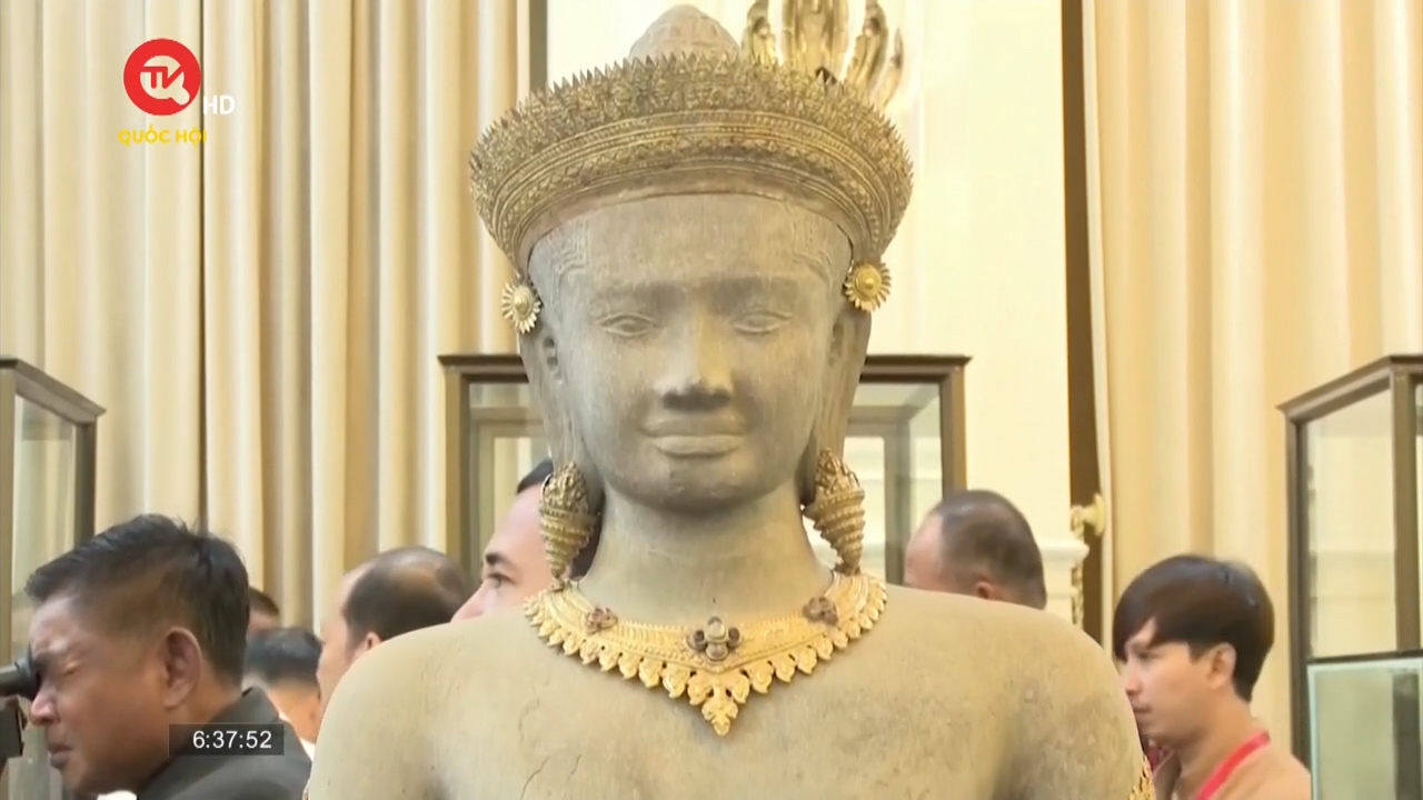 Campuchia hoan nghênh việc trả lại cổ vật bị lấy cắp