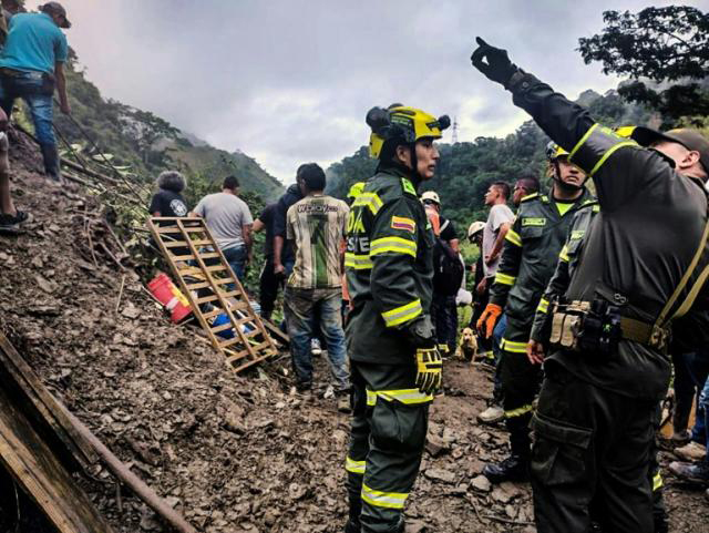 Colombia: Lở đất khiến 3 người thiệt mạng, khoảng 20 người mất tích