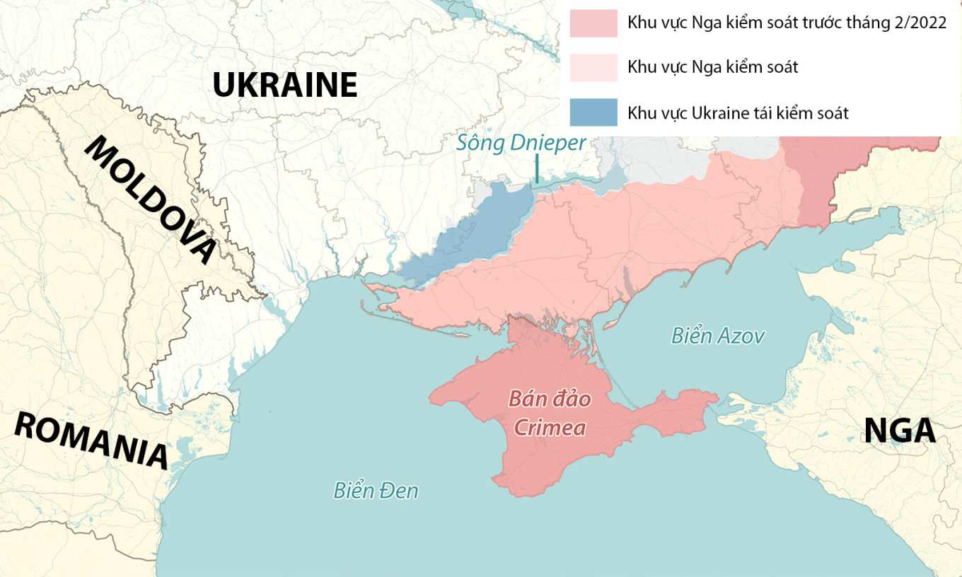 Ukraine điều chỉnh thời điểm giành lại Crimea