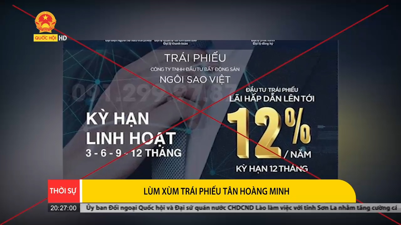 Công bố thông tin sai sự thật dẫn đến lùm xùm trái phiếu Tập đoàn Tân Hoàng Minh