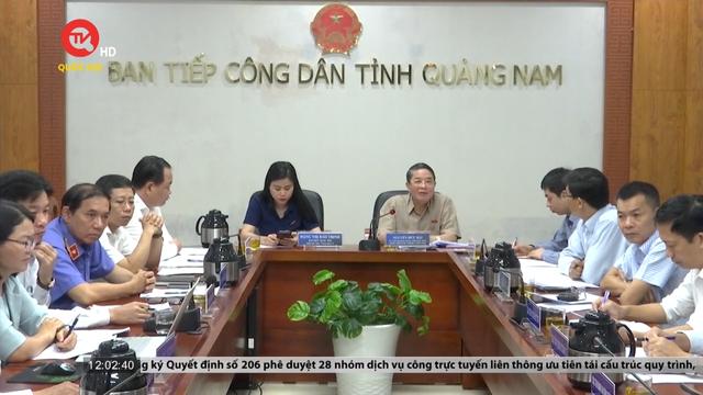 Phó chủ tịch Quốc hội Nguyễn Đức Hải tiếp công dân định kỳ tại Quảng Nam 