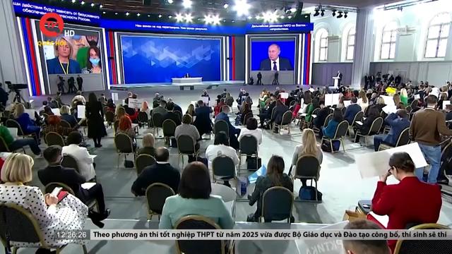 Ấn định thời điểm Tổng thống Nga họp báo cuối năm
