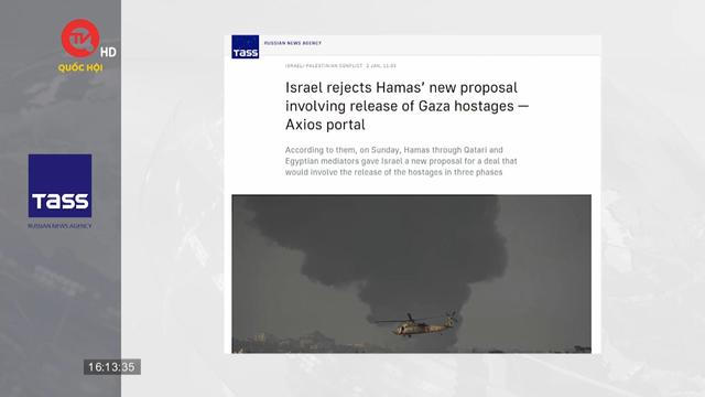 Israel từ chối thỏa thuận trao trả con tin của Hamas