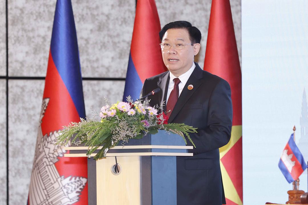 Toàn văn phát biểu của Chủ tịch Quốc hội Vương Đình Huệ tại lễ khai mạc Hội nghị cấp cao Quốc hội ba nước Campuchia - Lào - Việt Nam lần thứ nhất