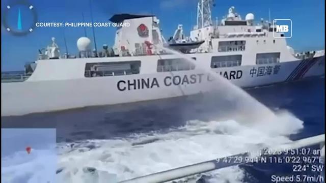 Philippines triệu tập Đại sứ Trung Quốc sau vụ 'vòi rồng' ở Biển Đông
