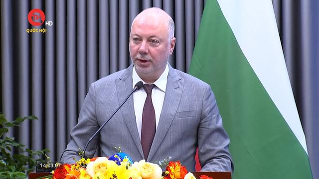 Chủ tịch Quốc hội Bulgaria phát biểu chính sách tại Đại học quốc gia Hà Nội 