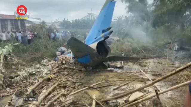 Cập nhật vụ máy bay quân sự rơi ở Quảng Nam