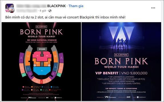 1001 trò lừa đảo liên quan đến concert của BlackPink
