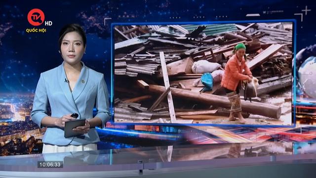 Nghệ An: Xuất hiện lốc xoáy, mưa đá