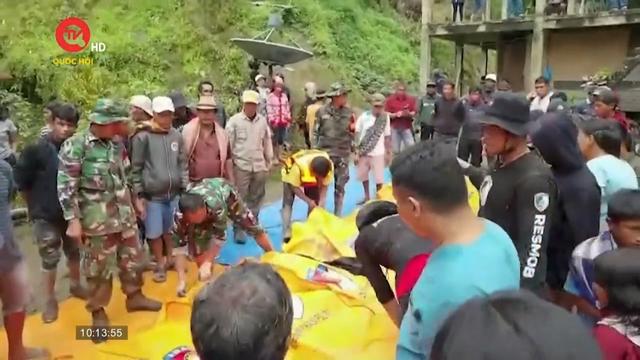 Cập nhật thương vong do lở đất nghiêm trọng tại Indonesia