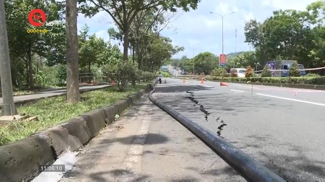 Đắk Nông: Khắc phục sụt lở đường Hồ Chí Minh qua TP. Gia Nghĩa