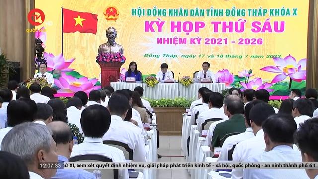 Phó chủ tịch Thường trực Quốc hội Trần Thanh Mẫn dự khai mạc kỳ họp thứ 6 HĐND Đồng Tháp