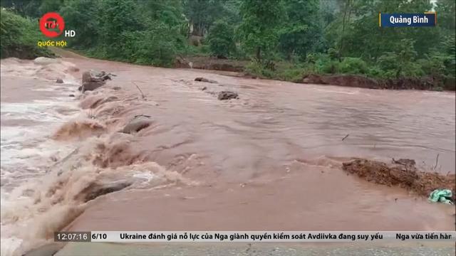 Tình hình ứng phó mưa lũ tại Quảng Ngãi và Quảng Bình