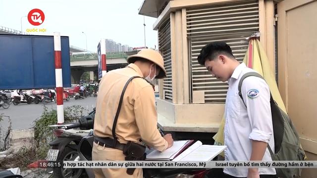 Hà Nội: Tăng cường xử phạt học sinh vi phạm khi tham gia giao thông 